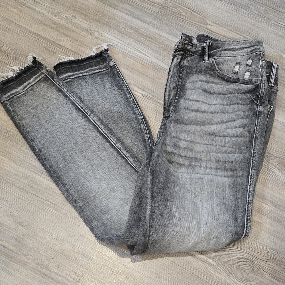 Judy Blue Gray Ankle Jeans